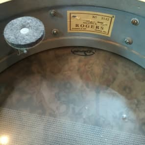 Rogers Holiday 5x14 Snare 1961 Wine Red Ripple Pearl image 8
