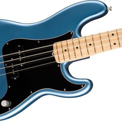 Fender American Performer Precision Bass, Maple Fingerboard, Satin Lake Placid Blue image 5