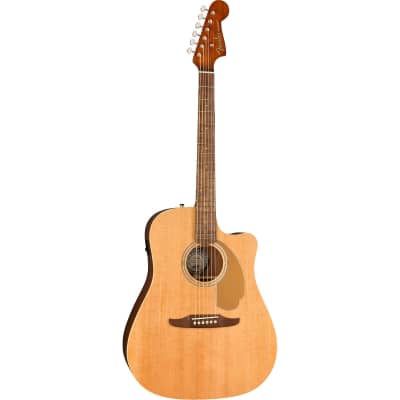 Fender California Redondo Player Acoustic-Electric Guitar Natural image 3