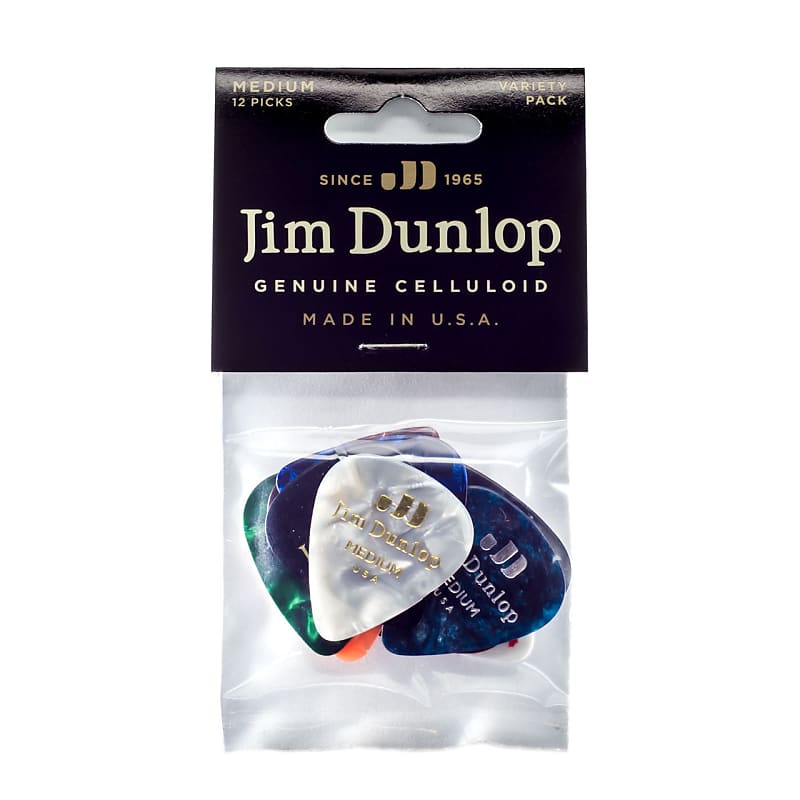 Dunlop Celluloid Picks Variety Pack - Medium image 1