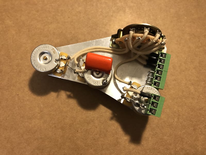 Prewired Solderless Stratocaster Wiring Harness CTS Pots, Reverb