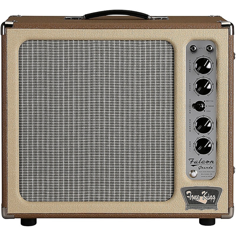 Tone King Falcon Grande 20W 1x12 Tube Guitar Combo Amp Regular Brown image 1