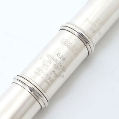 YAMAHA Flute YFL-614 Silver plated finish, all tampos replaced [SN 005848] (03/28) image 2