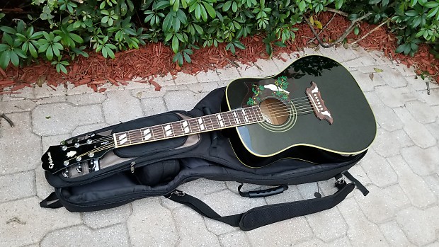 Epiphone dove pro black top