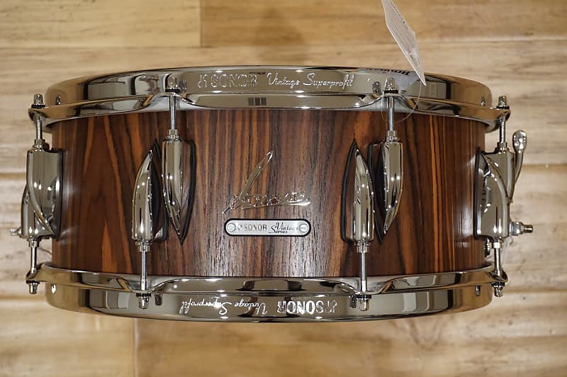 Sonor Vintage Series 5.75x14" Beechwood Snare Drum in Rosewood Semi-Gloss image 1