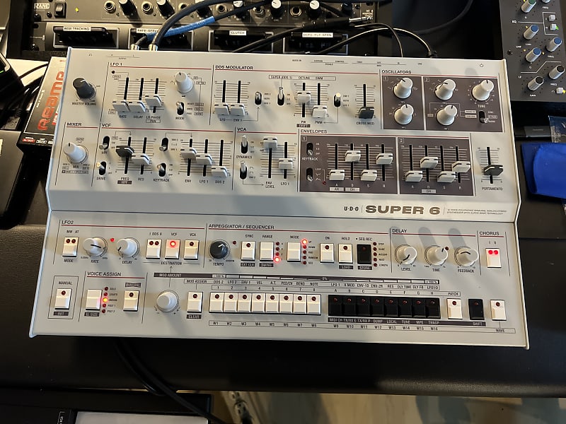 UDO Audio Super 6 Desktop Synthesizer Reverb