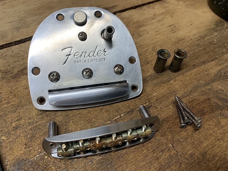 Fender Jazzmaster Aged Relic AVRI Trem Bridge Thimbles | Reverb