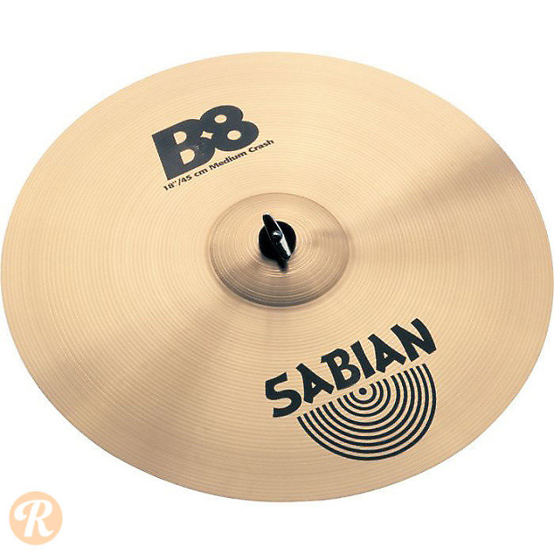 Sabian 18" B8 Medium Crash Cymbal image 1
