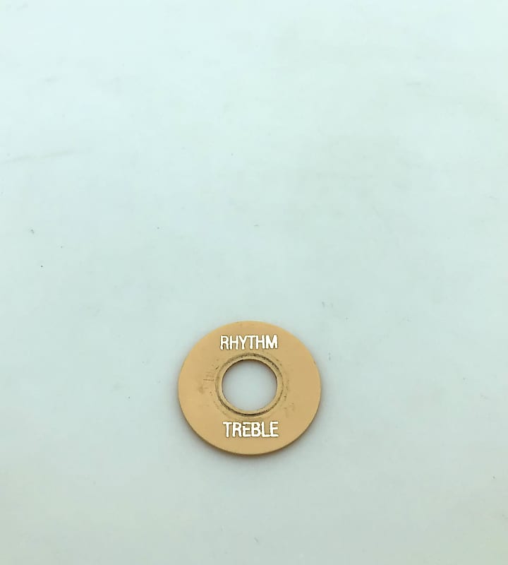 Gibson Les Paul Toggle Switch Washer Poker Chip 2000’s+ Creme Reverb