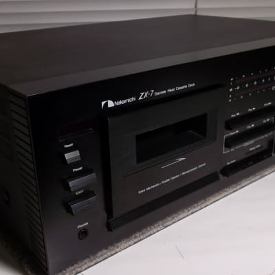 1981 Nakamichi ZX-7 Stereo Cassette Deck New Belts & Serviced | Reverb