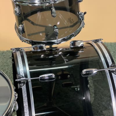Franklin Drum Company Acrylic 3pc Drum Kit 13/16/22 - Smoke image 3