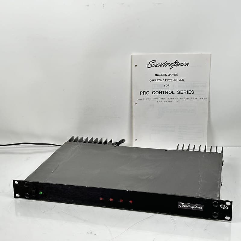 Soundcraftsmen A280 Pro MOSFET Stereo Power Amplifier | Reverb