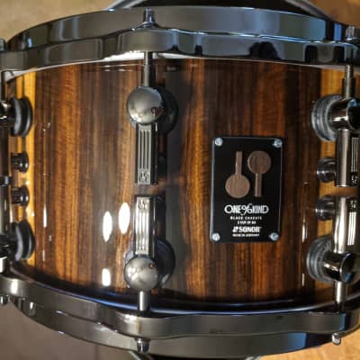 Sonor One Of A Kind Series Black Chacate 14x7" Snare Drum 2015 (video) image 2