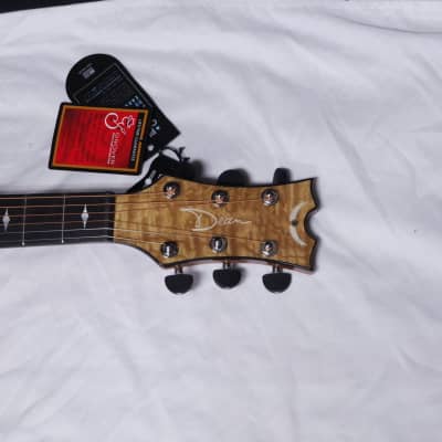 Dean Exhibition Quilt Ash Acoustic Electric Guitar w/Aphex