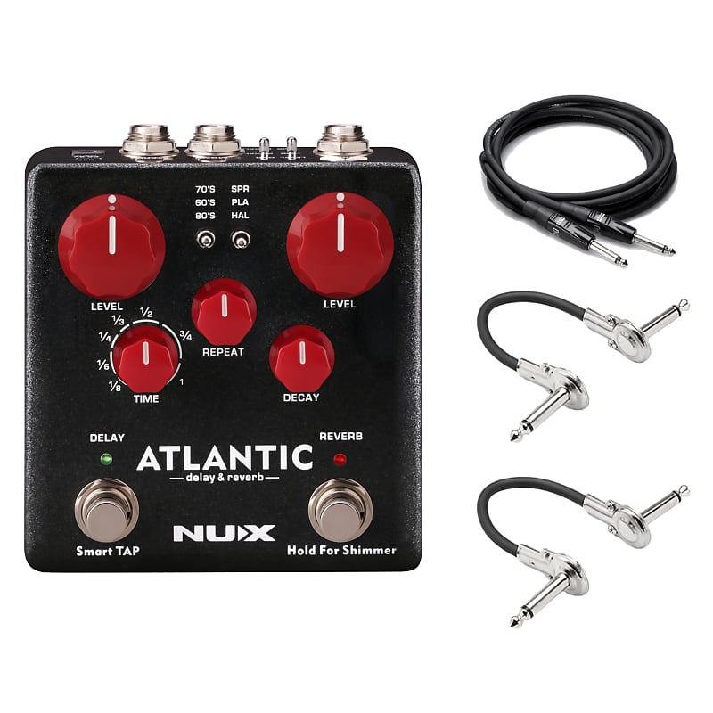 ATLANTIC NUX delay & reverb 中古完動美品 Explore Nux Analog Delay: Creative Tap Tempo & Shimmer Effects