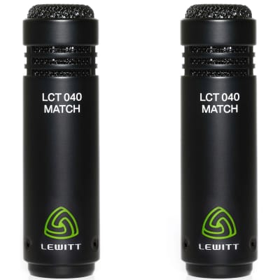 Lewitt LCT 040 MATCH Small Diaphragm Cardioid Condenser Microphone Stereo Pair