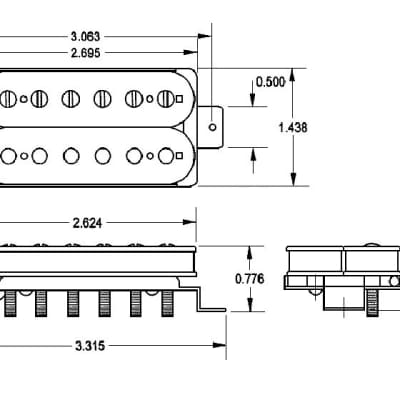 Seymour Duncan TB-PG1 Pearly Gates Bridge Trembucker - white image 4