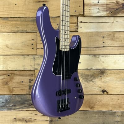 Anaconda Ultra PJ4 Essence 4-String Bass (2021) Metallic Purple w/DiMarzio Pickups image 3