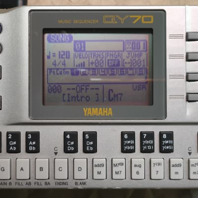 Yamaha QY70 Sequencer 2000s - Silver