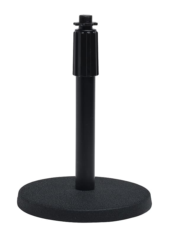 Stageline DS70BK Desktop Microphone Stand Black Reverb