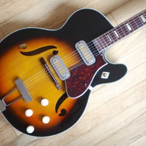 1960 Harmony Meteor H70 Vintage Electric Guitar Near Mint w