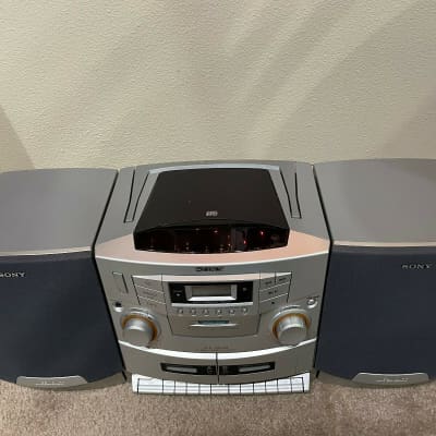 Sony CFD-ZW755 Stereo System Boombox CD/Dual Cassette/ AM/FM Radio image 2