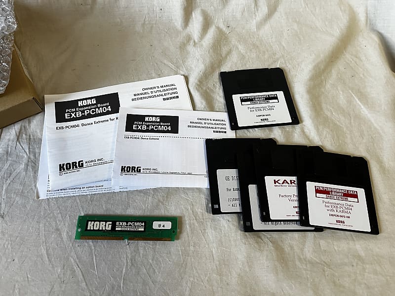 KORG 音源 拡張ボード DANCE EXTREME EXB-PCM04 KORG EXB-PCM04 Dance Extreme PCM Expansion Board Box Set
