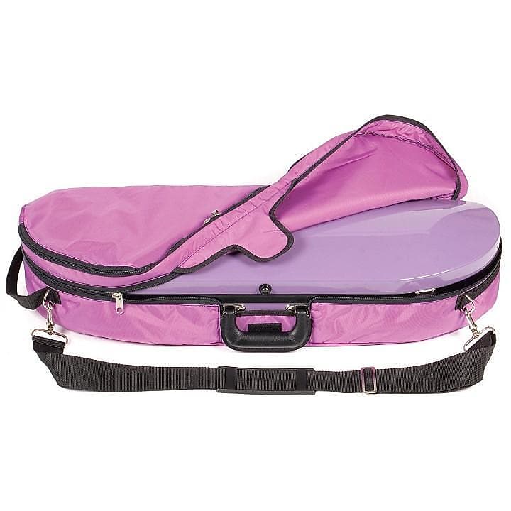 Bobelock 1047 Fiberglass Half Moon Violin Case Purple | Reverb