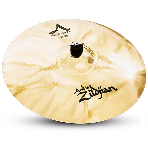 Zildjian A20517 19" A Custom Crash Brilliant Drumset Cymbal with Large Bell Size image 1