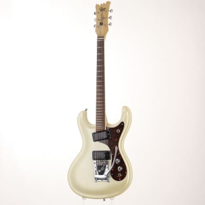 Mosrite 65 Reissue Ventures Model Pearl White [SN V0096] [06/21] image 2