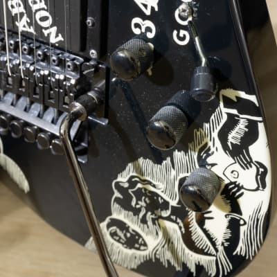 ESP OUIJA Kirk Hammett Signature KH-2 1998 Black Japan Custom Shop image 5
