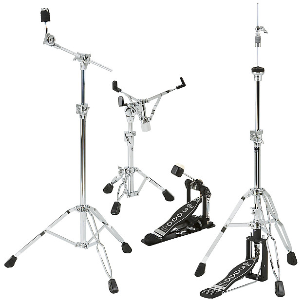 DW DWCP3000PK 3000 Series Drum Hardware Pack w/ Snare, Cymbal, Hi-Hat Stand and Single Pedal image 1
