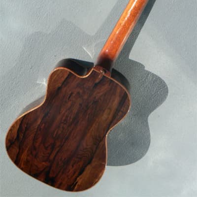 2018 Buscarino Cabaret: Top Luthier Built Nylon String Cutaway, Figured Blackwood Body, Euro Spruce Top, Bossa King! image 2
