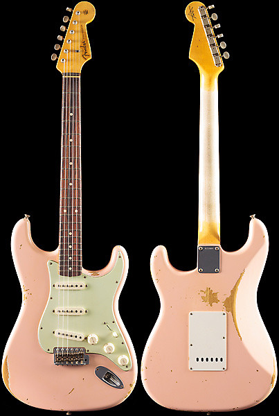 Shell pink custom shop stratocaster sale