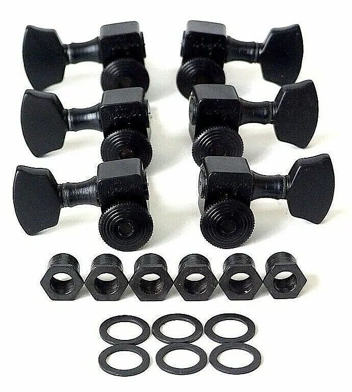 NEW USA Sperzel LOCKING TUNERS 3x3 Black Satin 121 Guitar Reverb