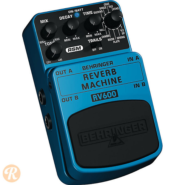 Behringer RV600 Reverb Machine Pedal image 1