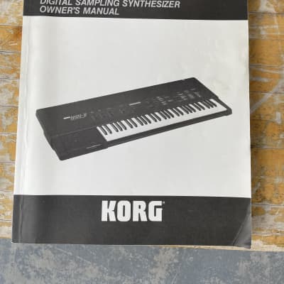 Vintage Korg DSS-1 Digital Sampling Synthesizer Owners Manual 1986
