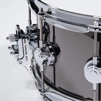 Drum Workshop 6.5 x 14" Design Series Black Nickel Over Brass Snare Drum(New) image 3