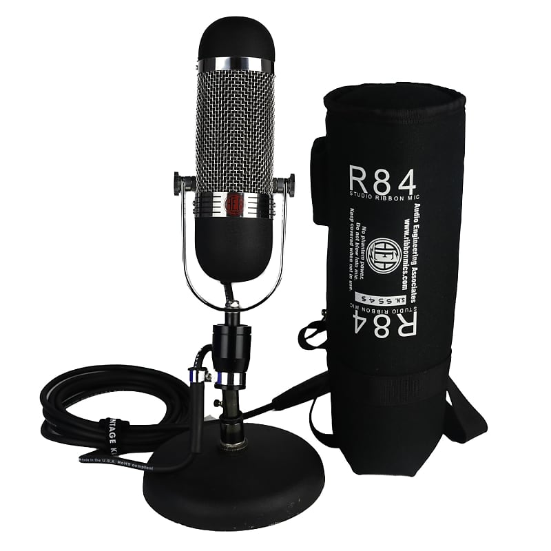AEA R84 Bidirectional Ribbon Microphone 5545 (Used) Reverb