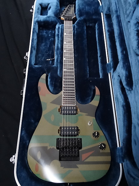 Ibanez JPM P4 John Petrucci! Picasso Collectable Art Work Camo Colors image 1