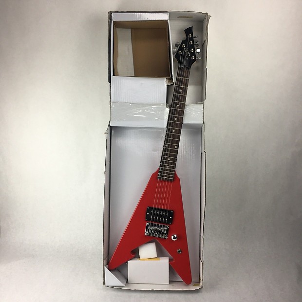 First Act electric guitar ME279 Red Flying V | Reverb