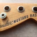 Fender Mustang Bass Neck 1966 thru 1971 Vintage USA needs tuners and nut Project
