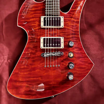 B.C. Rich Mockingbird Quilted Red Maple image 1