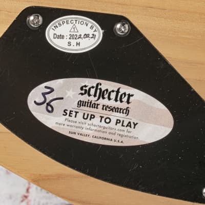 Schecter Reaper-7 Multiscale Electric Guitar, Satin Sky Burst image 13