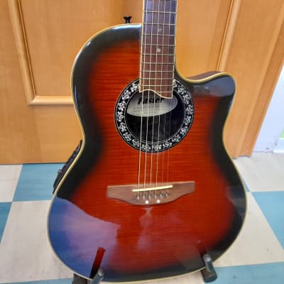 Faster  FT-124 CU/WRS Ovation style Guitar image 8