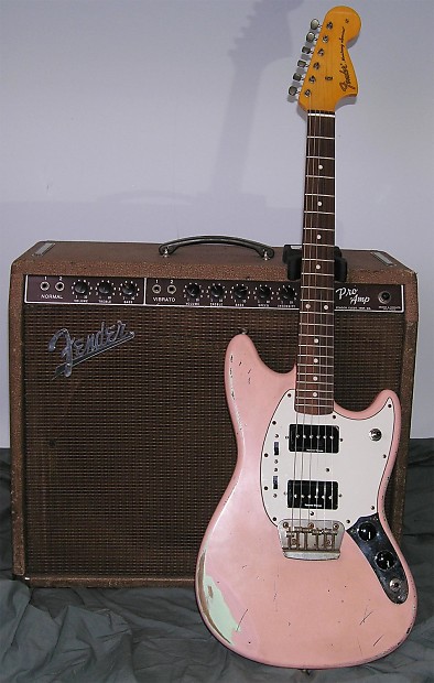 Custom Duo Sonic type Relic Shell Pink Reverb Brazil
