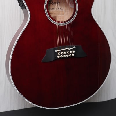 Takamine TSP158C-12 STR Acoustic Electric 12-String See Thru Red Gloss - W/Setup & Case image 1
