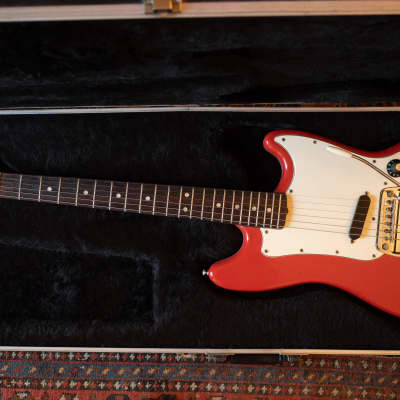 1973 Fender Bronco Dakota Red with original vibrato arm image 2