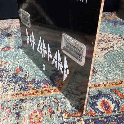 Def Leppard Logo, Tour Used Case Panel Wall Hanging "G8B" "Stage Right" (#9) image 5