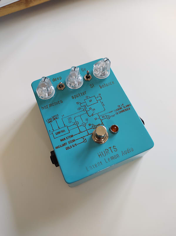 Latent Lemon Audio Hurts Harmonic Percolator Pedal Reverb